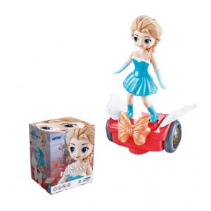 公主飛輪平衡車玩具